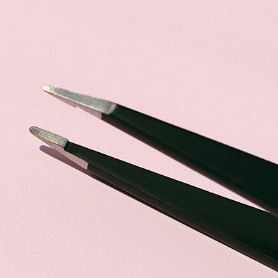 Black Pointed Tweezers