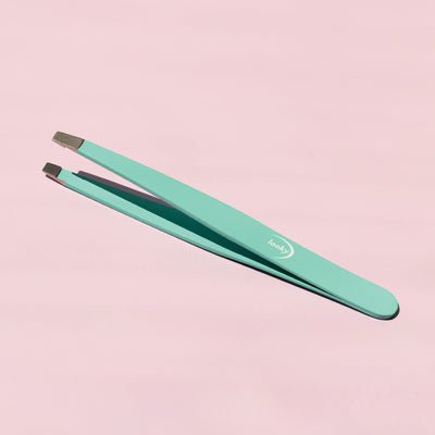 Straight Green Tweezers