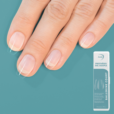  Soft Gel Tips Short Ballerina