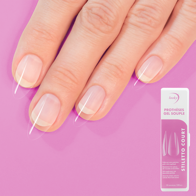 Looky  Short Stiletto Soft Gel Tips 
